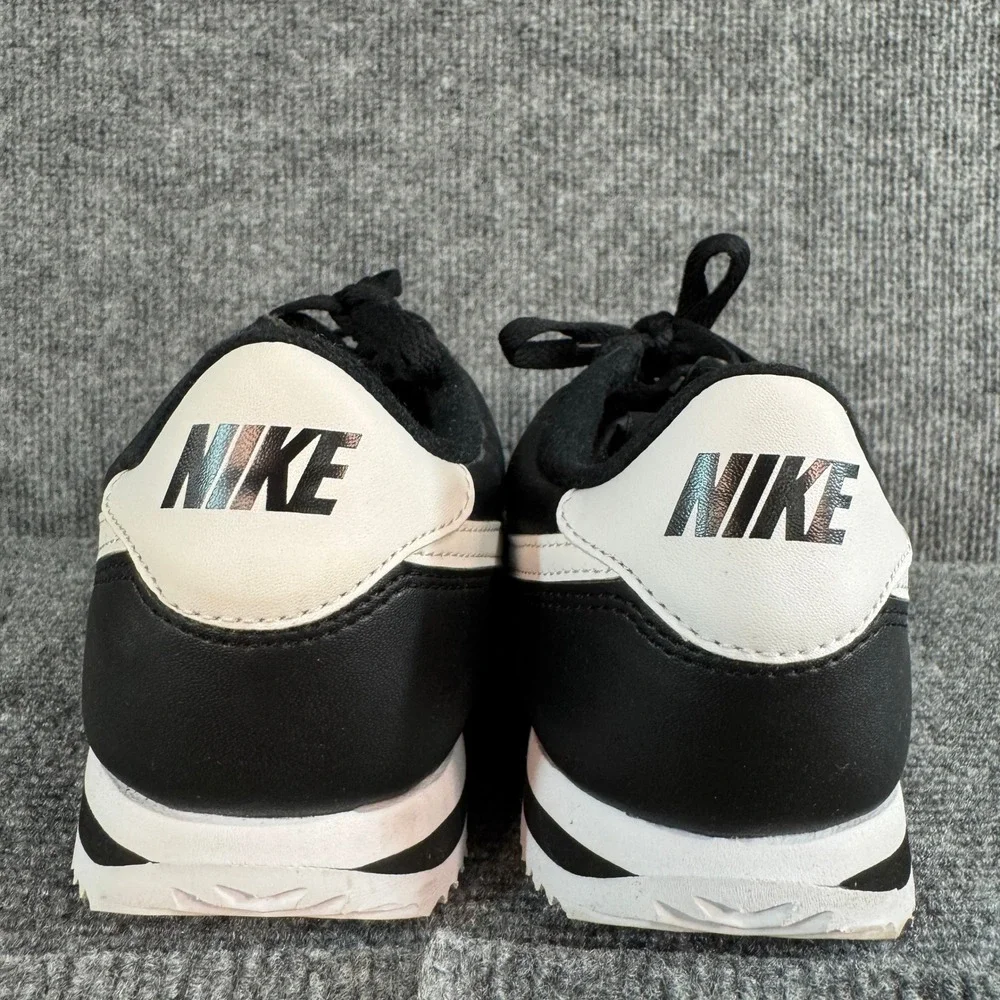 Nike Cortez 72 Leather Sneakers Black White Low Top Trainers 807472-011 Sz 6.5